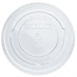 Solo PL4N Clear Portion Container Lid - Fits 3.25-5.5 oz 2500/Case