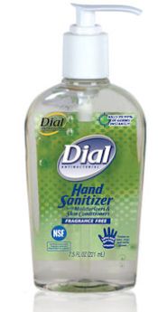 Dial® Instant Hand Sanitizer - Gel with Moisturizers (7.5 oz) 12/case