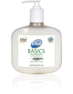 Dial® Basics Hypoallergenic Liquid Soap (16 oz) 12/cs