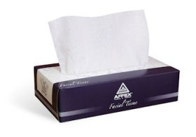 AFFEX FT100 Facial Tissue, 2-Ply, 100 Sheets/Box, 30 Boxes/Carton