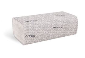 Affex MFB400 Multifold Paper Towels, 1-Ply, White, 250 Sheets/Pack, 4000 Sheets/Carton 