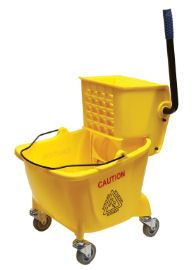O-Cedar Commercial 96988 Mop Bucket and Wringer, 26 Quart, Yellow