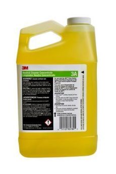 3M™ Neutral Cleaner Concentrate 3A, 0.5 Gallon, 4/Case