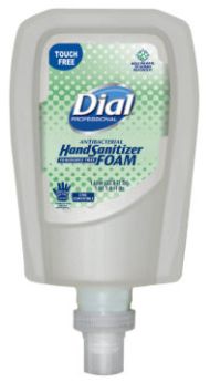 Dial Foaming Hand Sanitizer FIT Universal Touch Free - Refill (1 Liter) 3/case